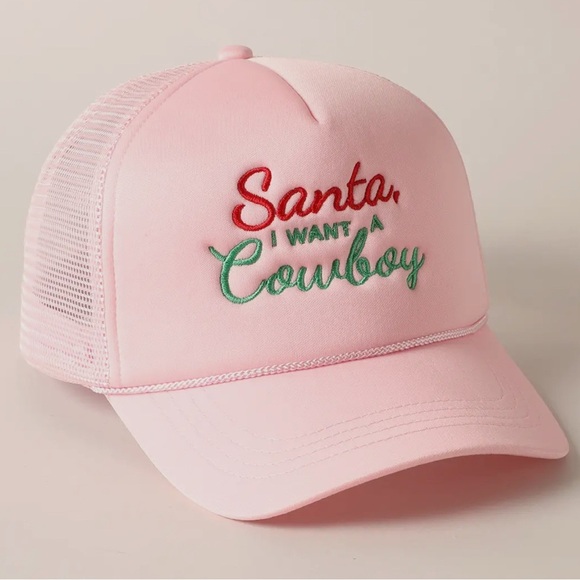 Santa, I want a Cowboy Trucker Hat NWT - Picture 2 of 4